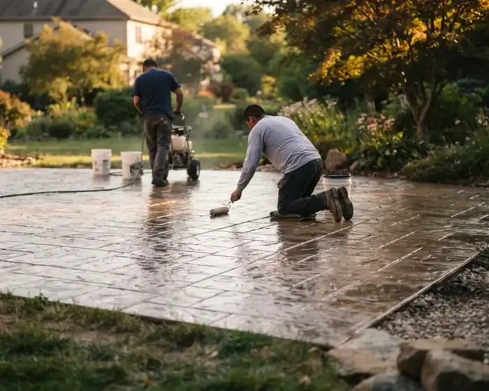 Stamped and Decorative Concrete by Timothy Gaskins II inc.